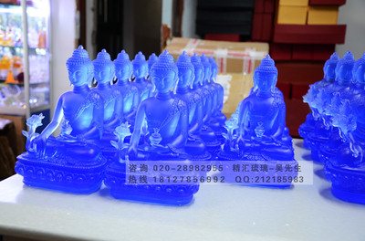 琉璃藥師佛批發(fā),廣州琉璃藥師佛廠家,古法琉璃佛像工廠,紀(jì)念品
